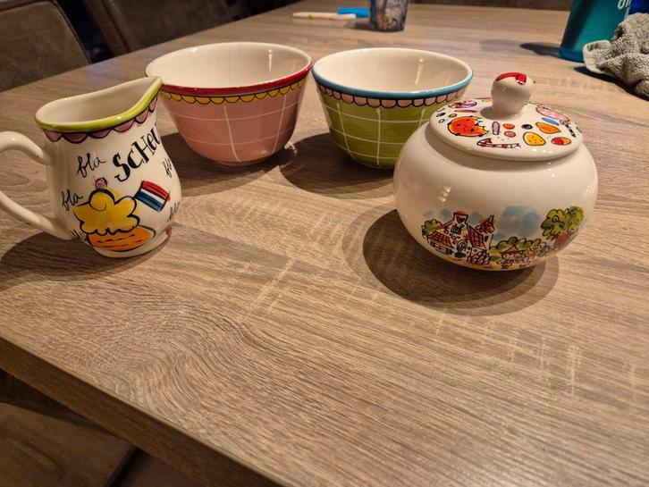 Blond Amsterdam Schaaltje, Snoeppot, Melkkan, Huis en Inrichting, Keuken | Servies, Schaal of Schalen, Blond Amsterdam, Aardewerk