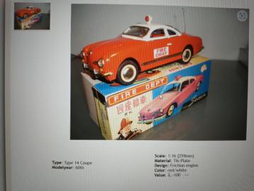  Karmann Ghia MF 743 ATC Bandai blikken speelgoed Marusan Ka beschikbaar voor biedingen