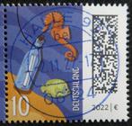 2022 zegel 3723 (2e druk) gestempeld 10-7, Verzenden, 1990 tot heden, Gestempeld