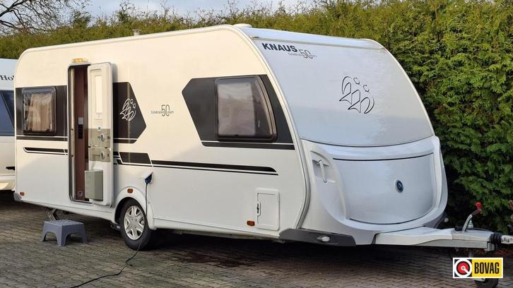 Knaus Sudwind Celebration 500 FU incl. Mover en voortent !, Caravans en Kamperen, Caravans, Bedrijf, tot en met 4, 1000 - 1250 kg