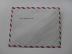 Brief oude enveloppe via airmail, Postzegels en Munten, Brieven en Enveloppen | Nederland, Ophalen of Verzenden, Envelop