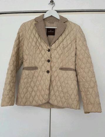 Als nieuw beige dames moncler jas / jasje wol en kasjmier  beschikbaar voor biedingen