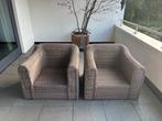 Borek 2 loungestoelen voor buiten (Wicker), Tuin en Terras, Ophalen of Verzenden, Zo goed als nieuw, Wicker, 2 zitplaatsen