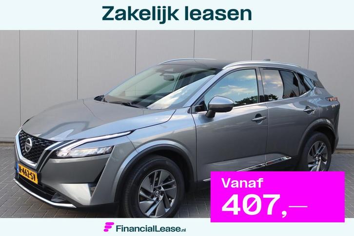 Nissan QASHQAI 1.3DIG-T 160PK Hybrid Automaat Acenta Navigat, Auto's, Nissan, Bedrijf, Lease, Financial lease, Qashqai, 360° camera