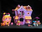 2 Lala Loopsy speelhuisjes incl poppetjes, Verzenden