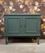 Brocante kastje - groen - basic, Huis en Inrichting, Kasten | Dressoirs, Ophalen, Zo goed als nieuw, 25 tot 50 cm, 50 tot 100 cm