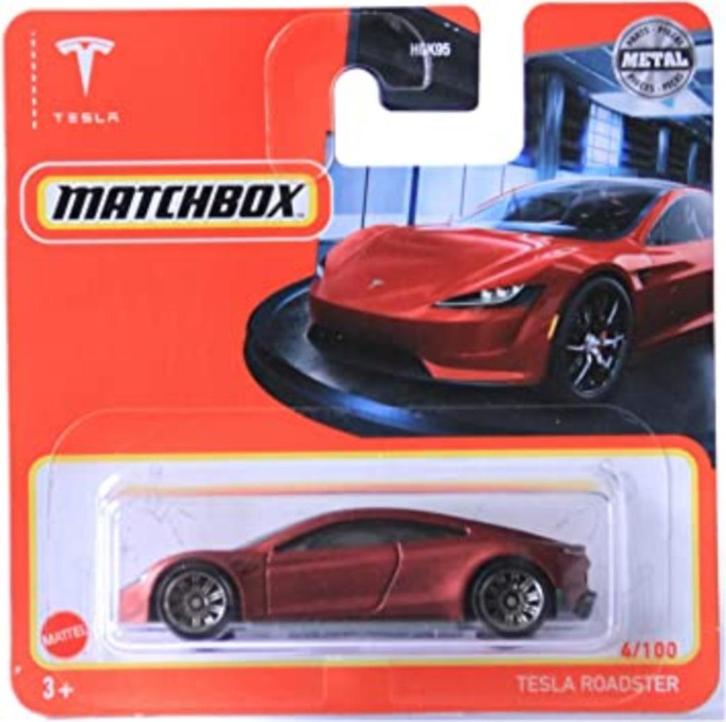 Matchbox: Diecast Collection: Tesla Roadster, Hobby en Vrije tijd, Modelauto's | Overige schalen, Nieuw, Auto, Ophalen of Verzenden