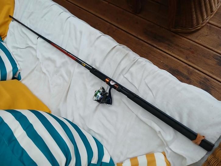 Roofvishengel Winkle Picker Inter Fish Taifun 270 met molen, Watersport en Boten, Hengelsport | Roofvissen, Gebruikt, Werphengel