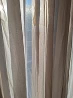 Mooie inbetween gordijnen beige met lichtbruin, Huis en Inrichting, Ophalen, 200 cm of meer, Beige, Zo goed als nieuw