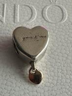 Pandora You&me bedrl net goud hartje, Sieraden, Tassen en Uiterlijk, Bedels, Ophalen of Verzenden, Gebruikt, Zilver, Pandora