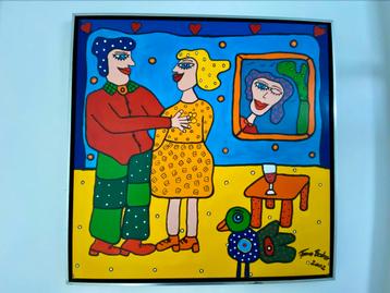 Franz Bodner origineel schilderij 80 x 80 cm beschikbaar voor biedingen