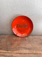 Vintage bord Chantal oranje rood, Antiek en Kunst, Antiek | Keramiek en Aardewerk, Ophalen of Verzenden