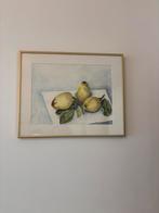 Aquarel Stilleven Kwee peren Edith, Ophalen of Verzenden