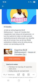 1 ticket code  voor de sauna . 5 locatie keuzes, Twee personen, Cadeaubon, Spa of Sauna