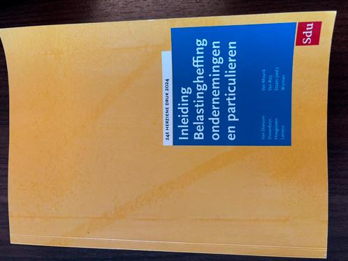 Inleiding Belastingheffing ondernemingen en particulieren. 2, Boeken, Wetenschap, Zo goed als nieuw, Ophalen of Verzenden