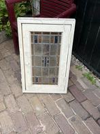 Leuk oud glas in lood raampje, Antiek en Kunst, Ophalen