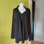 Nieuwe zwarte blouse van Sheego maat 46, Zwart, Maat 46/48 (XL) of groter, Sheego, Nieuw