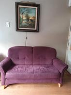 Donkerrode Bank - Comfortabel en Stijlvol, Ophalen, Gebruikt, Klassiek, 150 tot 200 cm