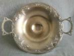 Koper verzilverde schaal Jugendstil 27 cm Ø, Ophalen of Verzenden