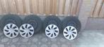 Winterbanden met stalen velgen Toyota auris 2013, Ophalen, Gebruikt, 16 inch, Banden en Velgen