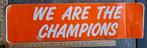 Grote vintage sticker We are the Champions Voetbal Nederland, Ophalen of Verzenden, Zo goed als nieuw, Overige binnenlandse clubs