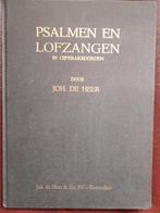 Psalmen en Lofzangen in cijferakkoorden, Joh. de Heer, Muziek en Instrumenten, Bladmuziek, Ophalen of Verzenden, Zo goed als nieuw