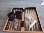 Schaak/backgammon in houten kistje, Een of twee spelers, Ophalen of Verzenden, Nieuw