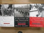 Martin Glbert Deel 1 t/m 3 A History of the twentieth, Ophalen of Verzenden, Tweede Wereldoorlog, Zo goed als nieuw