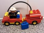 7 delige set brandweer. O.a. Brandweerauto met aanhanger., Ophalen, Zo goed als nieuw, Complete set, Duplo