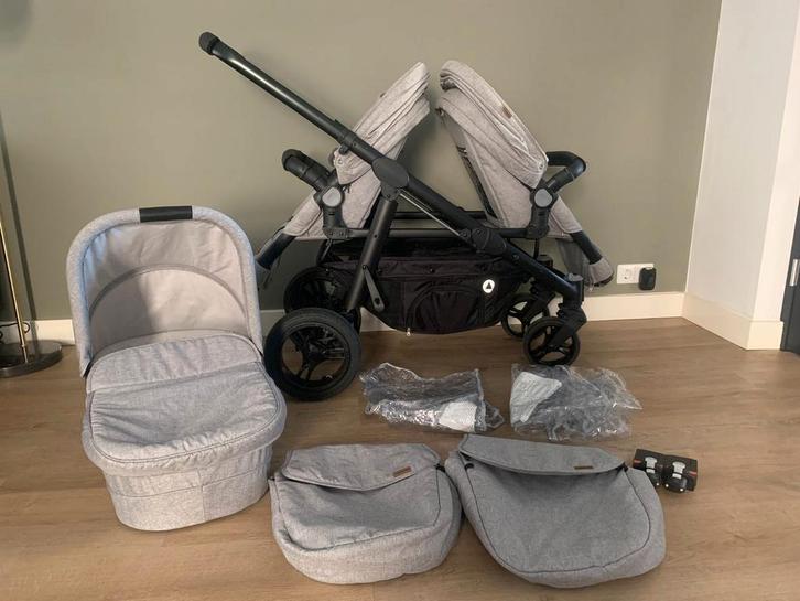 Complete Topmark Duowagen + Reiswieg, Kinderen en Baby's, Kinderwagens en Combinaties, Combiwagen, Overige merken, Duowagen, Met reiswieg