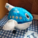 KLM vliegtuig knuffel en daarin de wereldbol knuffel, Ophalen of Verzenden