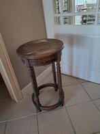 Antiek rond tafeltje, Ophalen, Minder dan 55 cm, Gebruikt, Rond