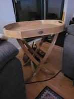 Riverdale Bijzettafel Ovaal Hout, Huis en Inrichting, Ophalen, 55 tot 75 cm, Hout, Landelijk