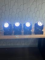 4x Moving head 80W met ledrand, Ophalen of Verzenden, Zo goed als nieuw, Licht, Kleur