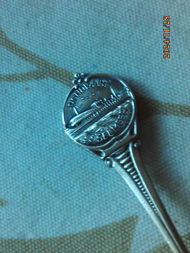 Lepeltje Harderwijk Amsterdam Rondvaart Ijsselmeer afb boot, Verzamelen, Overige Verzamelen, Gebruikt, Ophalen of Verzenden