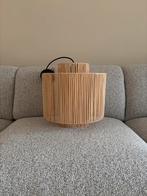 Mooie rieten hanglamp - E27 fitting, Ophalen, Zo goed als nieuw, Hout, Minder dan 50 cm