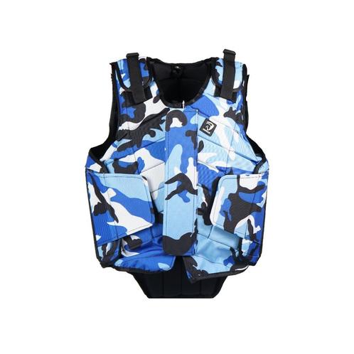 Blauwe legerprint Horka Flex bodyprotector Adult L en XL, Dieren en Toebehoren, Paardrijkleding, Nieuw, Dames, Heren, Bovenkleding