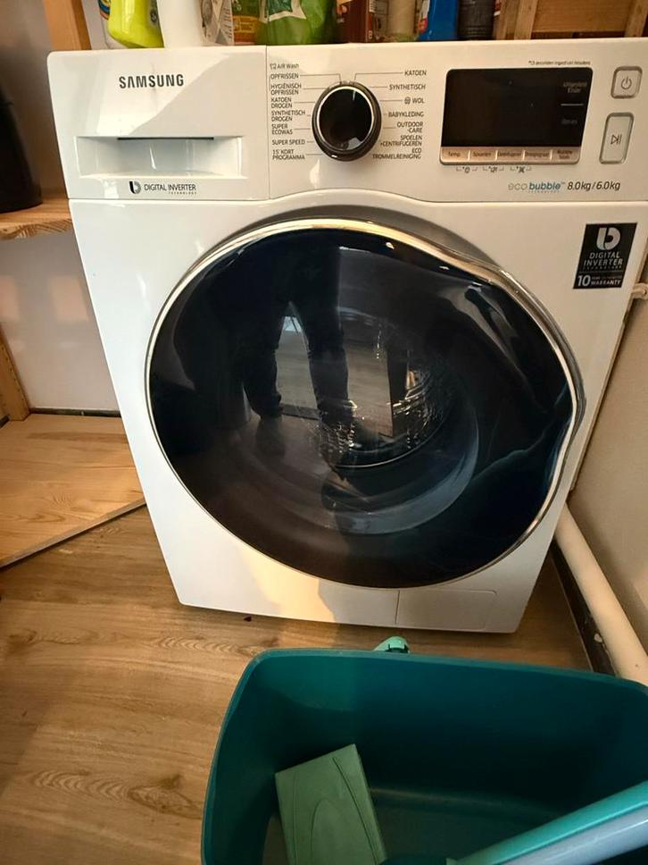 Samsung WD80J6 Combi Wasmachine/Droger, Witgoed en Apparatuur, Wasmachines, Zo goed als nieuw, Ophalen
