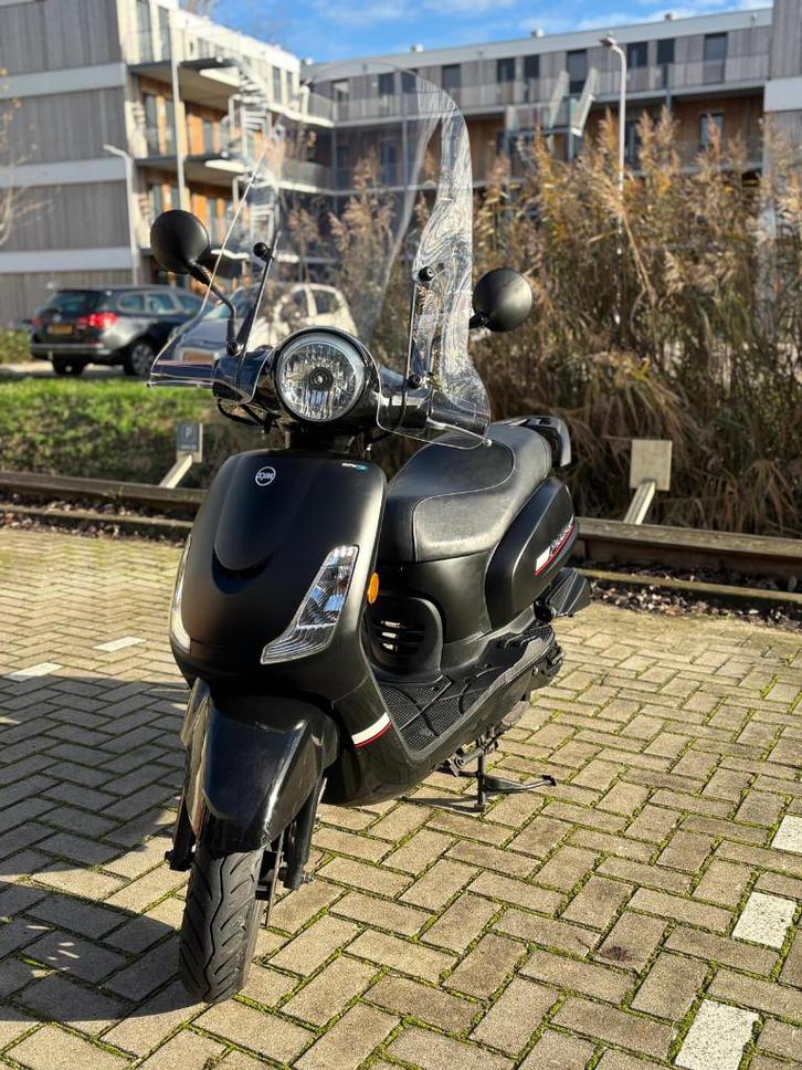 Sym Fiddle II – Euro 5 | 2022 | Slechts 4.079 km, Fietsen en Brommers, Scooters | SYM, Gebruikt, Fiddle, Maximaal 25 km/u, Benzine