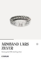 Budha to budha armband lars 23 cm, Sieraden, Tassen en Uiterlijk, Armbanden, Ophalen of Verzenden, Zo goed als nieuw, Zilver