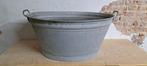 Zinken teil / emmer met handgrepen, Huis en Inrichting, Emmers, Ophalen of Verzenden