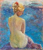 Saraswati abdullah 1961 indonesisch schilderij master piece, Antiek en Kunst, Ophalen