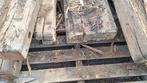 hardhout balken kopmaat 200 x 200 tot 8 meter lang, Ophalen, Gebruikt, Balk, Overige houtsoorten