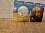 Zilveren 5 euro munt rembrandt van rijn herdenkingsmunt, Postzegels en Munten, Euro's, Ophalen of Verzenden, Koningin Beatrix