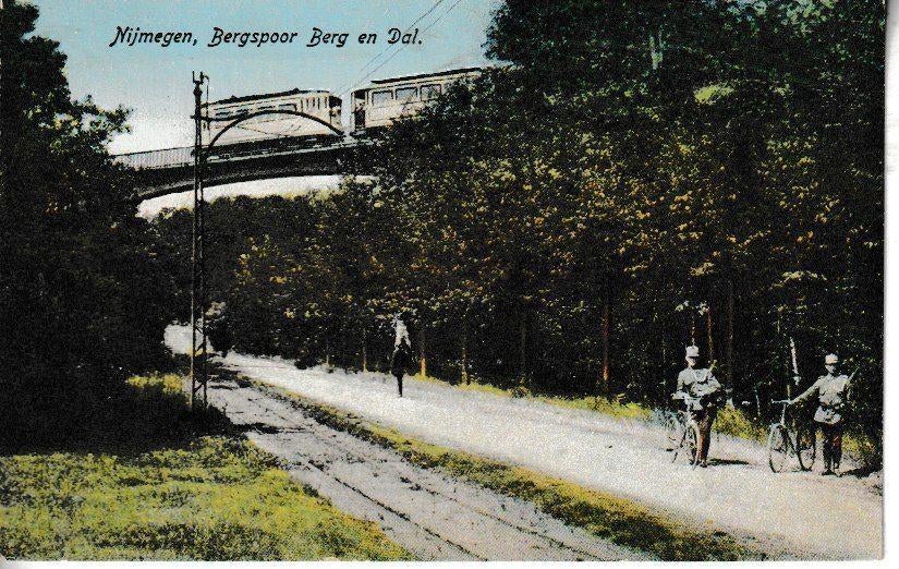 BERGSPOOR - NIJMEGEN=BERG en DAL met TRAM,, Ophalen of Verzenden, 1920 tot 1940, Gelopen