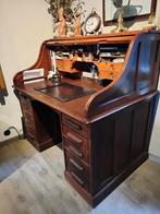 Engels notenhouten rolluikbureau, Antiek en Kunst, Antiek | Kantoor en Zakelijk, Ophalen