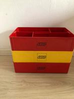 Opbergbak lego vintage 3 stuks, Ophalen of Verzenden, Gebruikt