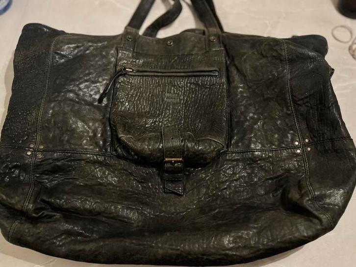 Jérôme Dreyfuss Billy groot, Sieraden, Tassen en Uiterlijk, Tassen | Damestassen, Zo goed als nieuw, Overige typen, Zwart, Ophalen of Verzenden