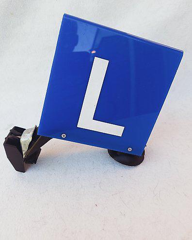 Lesauto Dakbord blauw L-bord Leswagen les-auto dak klem, Auto diversen, Auto-accessoires, Ophalen of Verzenden