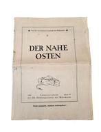 Der Nahe Osten tornister landkaart Noord-afrika Wehrmacht, Verzamelen, Militaria | Tweede Wereldoorlog, Ophalen of Verzenden, Duitsland